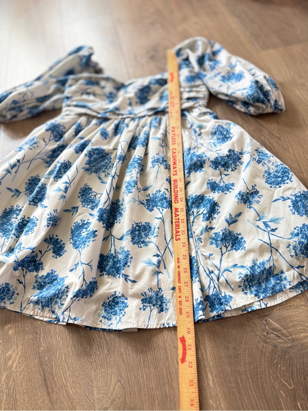 Abercrombie & Fitch Emerson Dress Blue Floral Print M - Picture 9 of 14